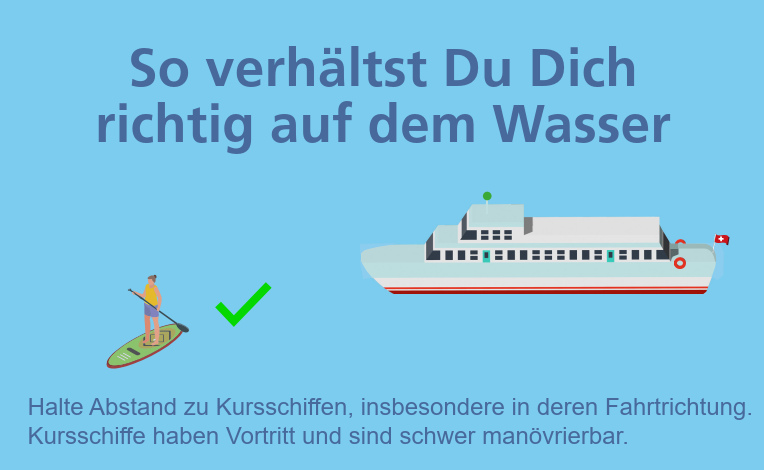 Verhaltensregeln auf dem Wasser